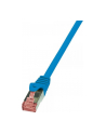 LOGILINK Patchcord Cat.6 S/FTP PIMF PrimeLine 0,5m, niebieski - nr 11