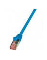 LOGILINK Patchcord Cat.6 S/FTP PIMF PrimeLine 0,5m, niebieski - nr 9