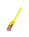 LOGILINK Patchcord Cat.6 S/FTP PIMF PrimeLine 0,5m, żółty - nr 10