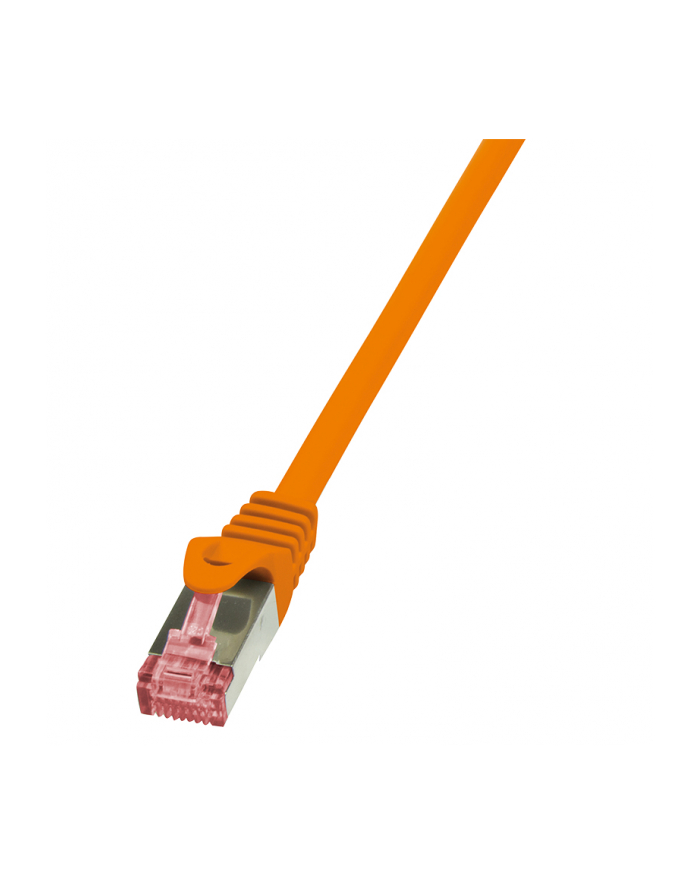 LOGILINK Patchcord Cat.6 S/FTP PIMF PrimeLine 0,5m, pomarańczowy główny