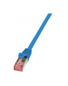 LOGILINK Patchcord Cat.6 S/FTP PIMF PrimeLine 1m, niebieski - nr 3