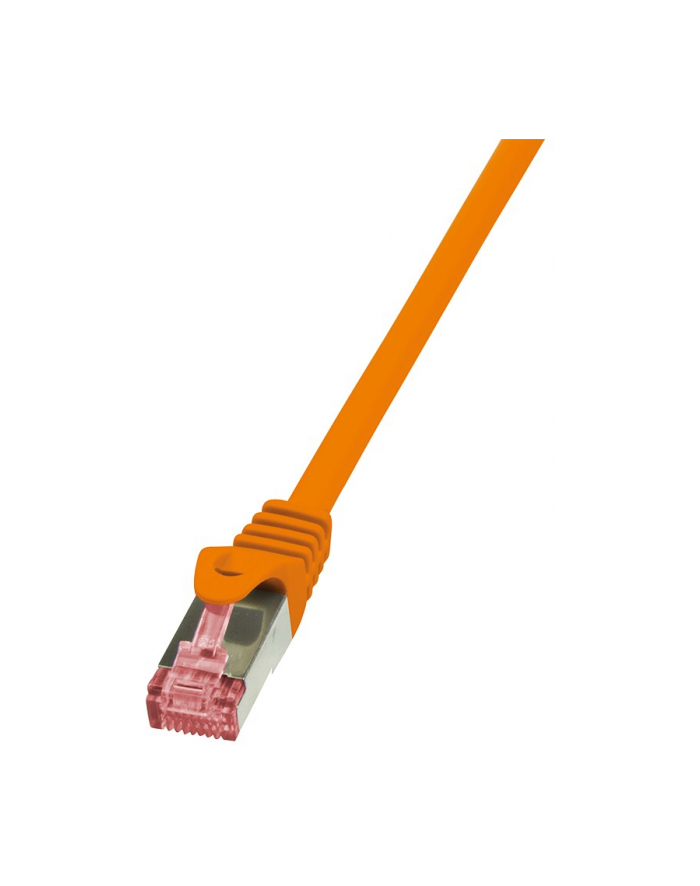 LOGILINK Patchcord Cat.6 S/FTP PIMF PrimeLine 1m, pomarańczowy główny