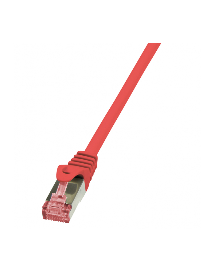 LOGILINK Patchcord Cat.6 S/FTP PIMF PrimeLine 3m, czerwony główny