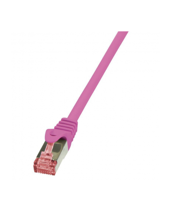 LOGILINK Patchcord Cat.6 S/FTP PIMF PrimeLine 10m, różowy