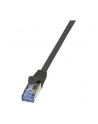 LOGILINK Patchcord Cat.6A 10G S/FTP PIMF PrimeLine 0,5m czarny - nr 13