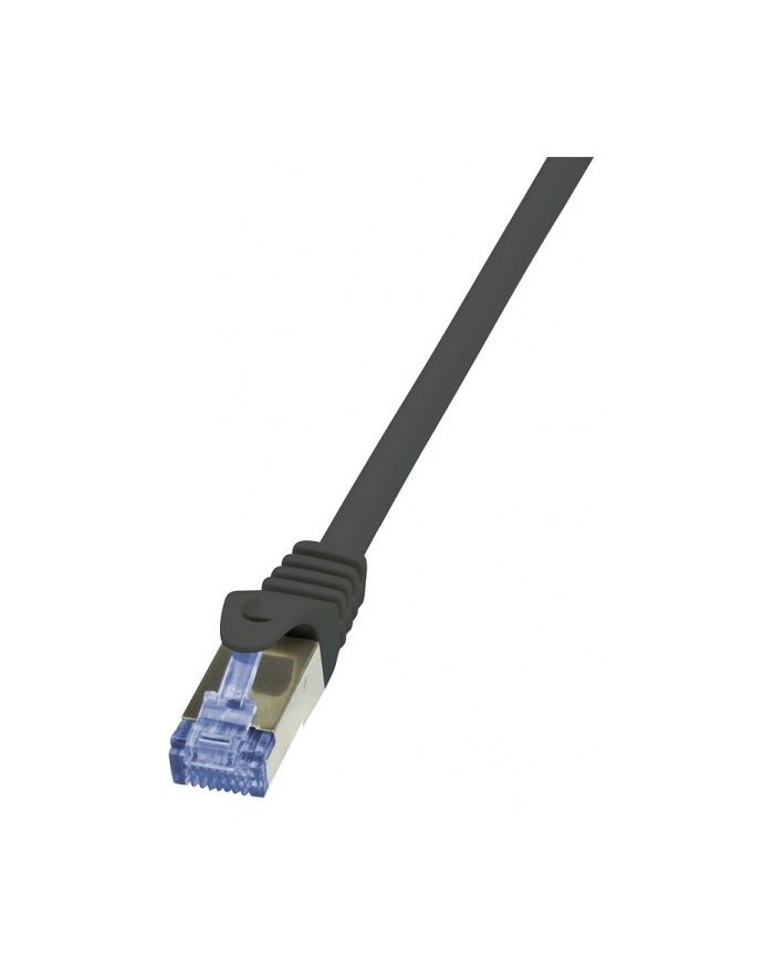 LOGILINK Patchcord Cat.6A 10G S/FTP PIMF PrimeLine 1m czarny główny