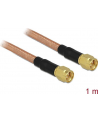 Delock Kabel antenowy SMA Plug > SMA Plug RG-142 1m - nr 7