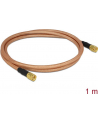 Delock Kabel antenowy SMA Plug > SMA Plug RG-142 1m - nr 8