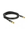 Delock Przewód antenowy IEC Plug > IEC Jack RG-6/U 2m black - nr 10