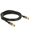 Delock Przewód antenowy IEC Plug > IEC Jack RG-6/U 2m black - nr 7