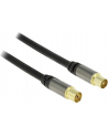 Delock Przewód antenowy IEC Plug > IEC Jack RG-6/U 3m black - nr 8