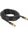 Delock Przewód antenowy IEC Plug > IEC Jack RG-6/U 5m black - nr 4