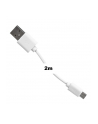 Whitenergy Kabel do przesyłu danych, wtyczka USB 2.0 na micro USB 200cm biały - nr 3
