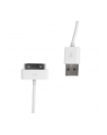 Whitenergy Kabel USB 2.0 do iPhone 4 transfer/ładowanie 30cm biały - nr 1
