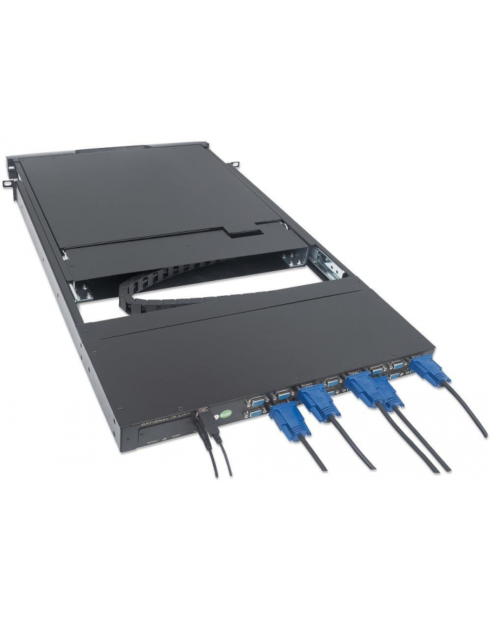 Intellinet Network Solutions Intellinet KVM przełącznik 16 portów PS/2 USB konsola LCD 19'' 1U główny