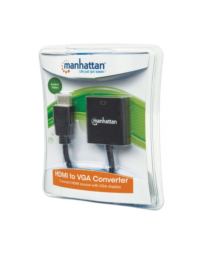 Manhattan Konwerter HDMI męski na VGA żeński główny