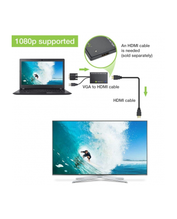 Techly Konwerter SVGA z audio USB na HDMI nr 1