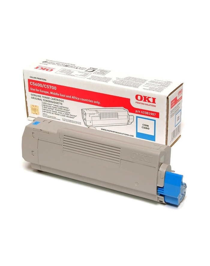 OKI Toner Niebieski C56/57=43381907=C5600  C5700  2000 str. główny