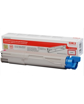 OKI Toner Czerwony C3520/C3530-TM=43459370=C3520MFP  C3530 MFP  MC350  MC360 (zastąpił 43459322)  2500 str.