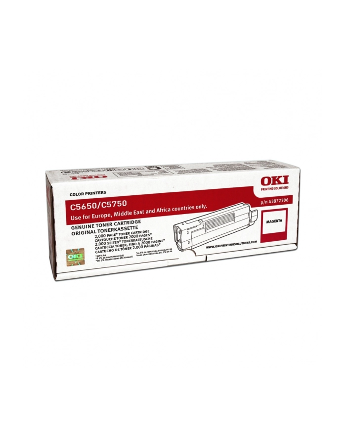 OKI Toner Czerwony C5650/C5750=43872306=C5650  C5750  2000 str. główny