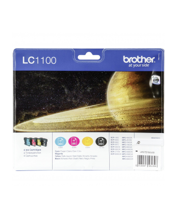 BROTHER Tusz LC1100VALBP=LC-1100VALBP  Zestaw CMYBk  LC1100C+LC1100M+LC1100Y+LC1100BK