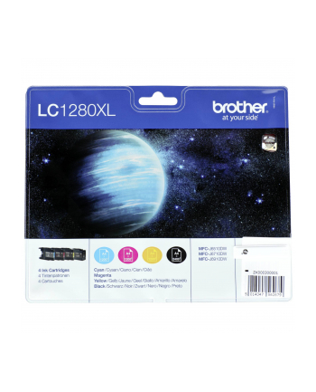 BROTHER Tusz LC1280XLVALBP=LC-1280XLVALBP  Zestaw CMYBk  LC1280XLC+LC1280XLM+LC1280XLY+LC1280XLBK
