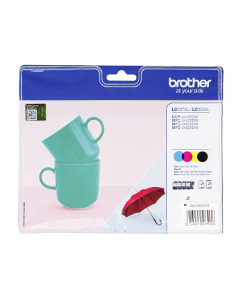 BROTHER Tusz LC227XLVALBP=LC-227XLVALBP  Zestaw CMYBk  LC227XLBK+LC225XLC+LC225XLM+LC225XLY