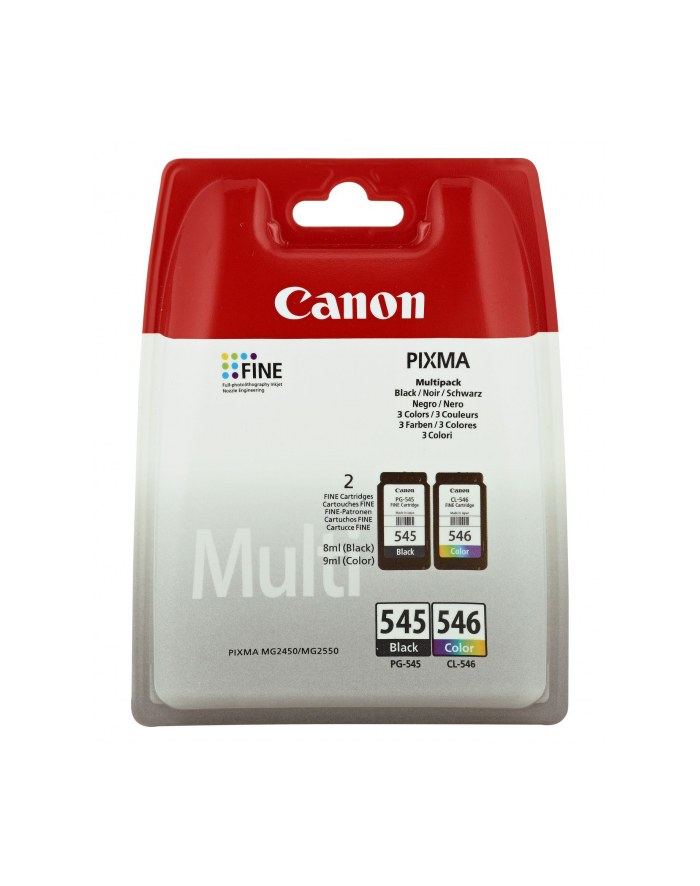 CANON Tusz PG-545/CL-546=PG545/CL546=8287B005  Zestaw Bk+Kolor  PG-545+CL-545 główny