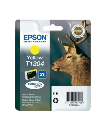 EPSON Tusz Żółty T1304=C13T13044010  10.1 ml