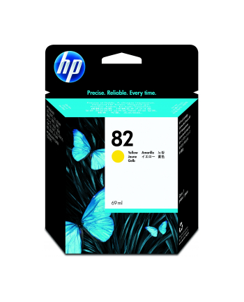 Hewlett-Packard HP Tusz Żółty HP82Y=C4913A  69 ml