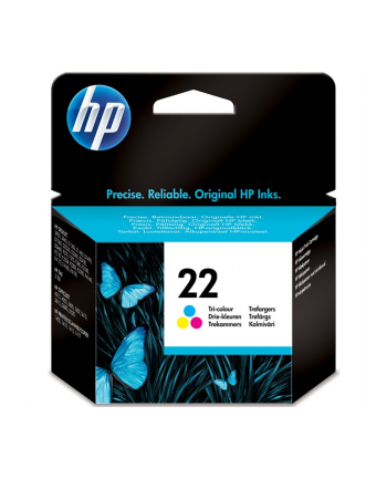 Hewlett-Packard HP Tusz Kolor HP22=C9352AE  165 str.  5 ml
