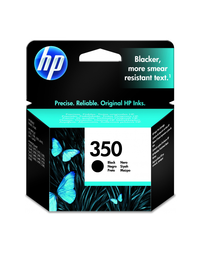 Hewlett-Packard HP Tusz Czarny HP350=CB335EE  200 str.  4.5 ml główny