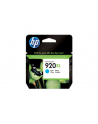 Hewlett-Packard HP Tusz Niebieski HP920XL=CD972AE  700 str.  6 ml - nr 8