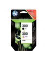 Hewlett-Packard HP Tusz HP300+HP300=CN637EE  Zestaw Bk+Kolor  CC640EE+CC643EE - nr 14