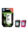 Hewlett-Packard HP Tusz HP300+HP300=CN637EE  Zestaw Bk+Kolor  CC640EE+CC643EE - nr 39