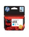 Hewlett-Packard HP Tusz Niebieski HP655=CZ110AE  600 str. - nr 25