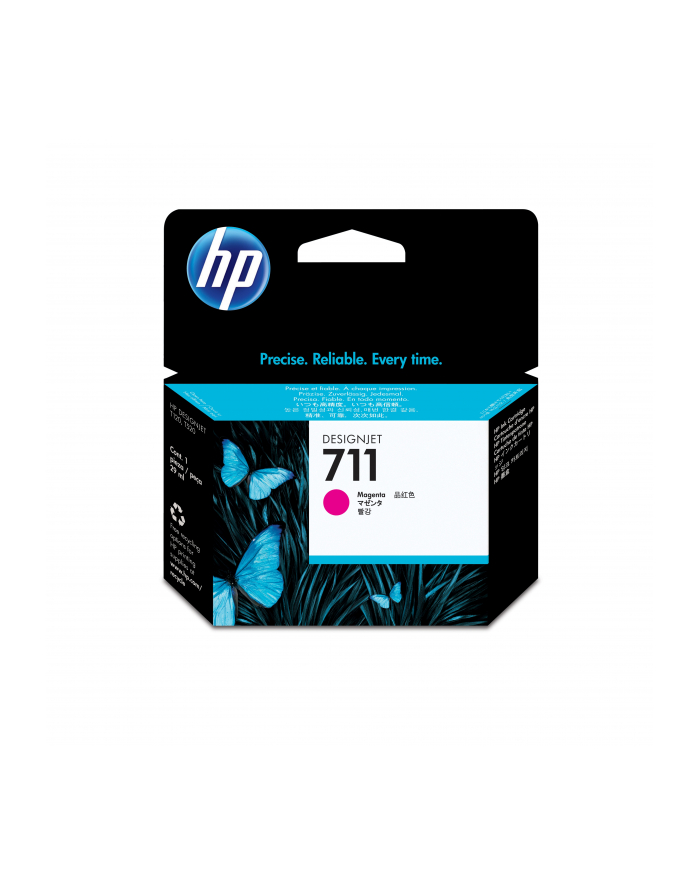 Hewlett-Packard HP Tusz Czerwony HP711=CZ131A  29 ml główny