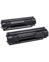 Hewlett-Packard HP Toner HP36Ax2=CB436AD  Zestaw 2xBk  2xCB436A - nr 27