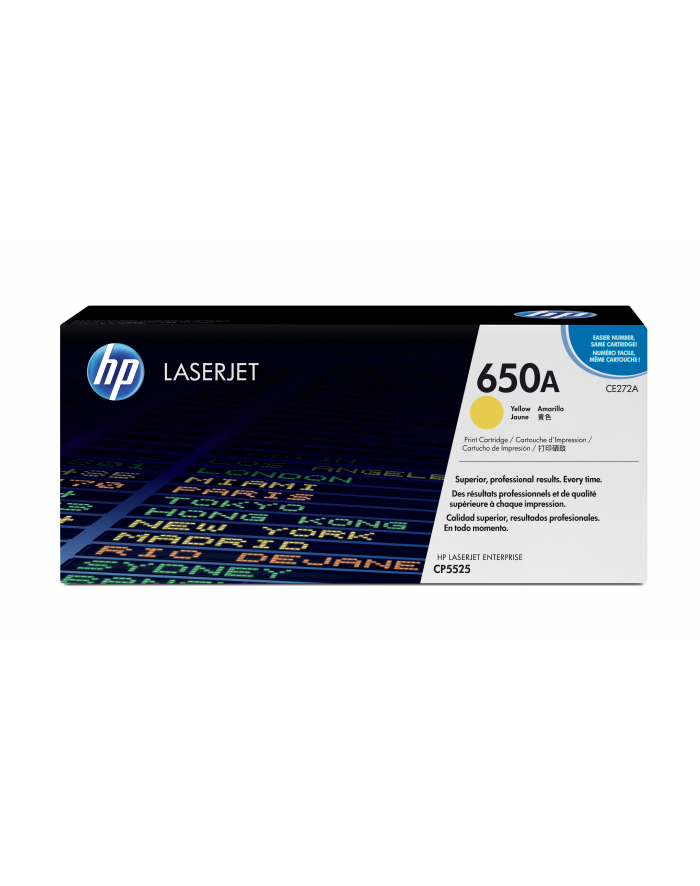 Hewlett-Packard HP Toner Żółty HP650A=CE272A  15000 str. główny