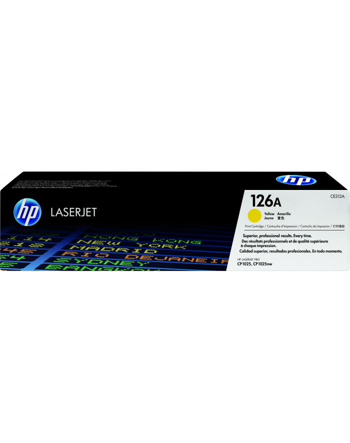 Hewlett-Packard HP Toner Żółty HP126A=CE312A  1000 str. główny