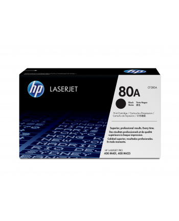 Hewlett-Packard HP Toner Czarny HP80A=CF280A  2700 str.