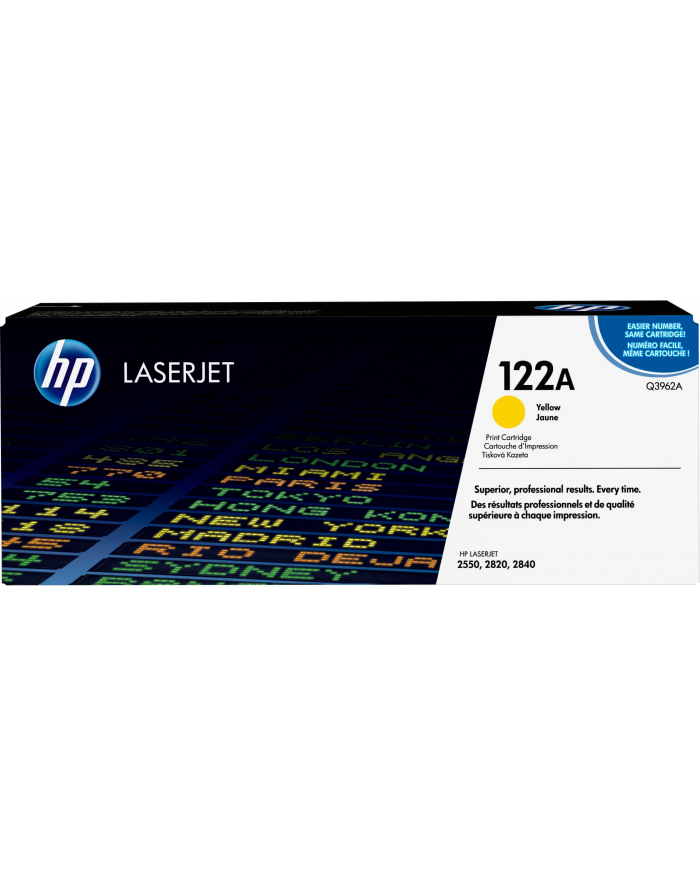 Hewlett-Packard HP Toner Żółty HP122A=Q3962A  4000 str. główny