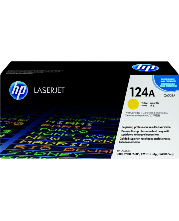 Hewlett-Packard HP Toner Żółty HP124A=Q6002A  2000 str. nr 1