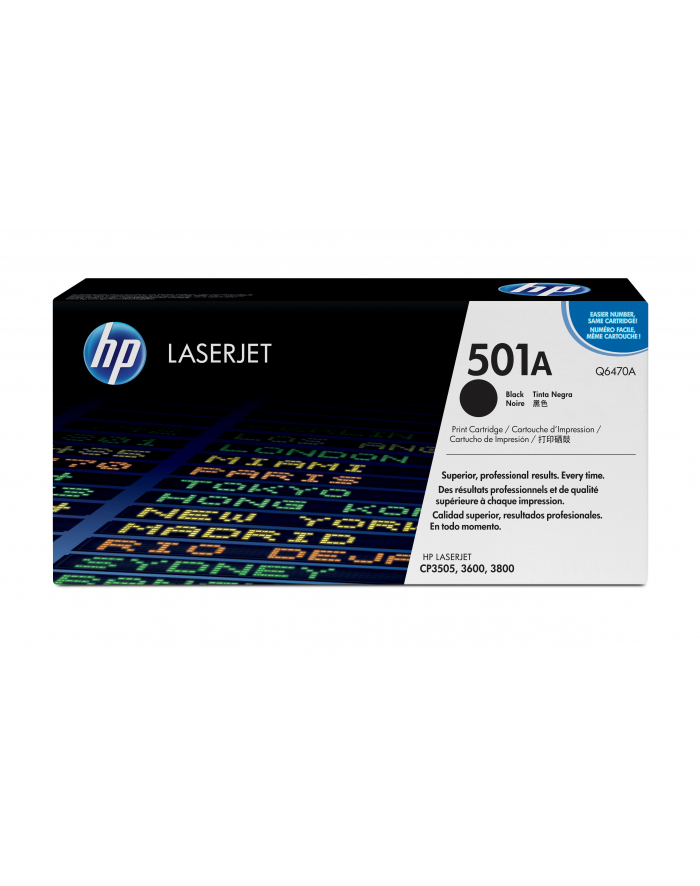 Hewlett-Packard HP Toner Czarny HP501A=Q6470A  6000 str. główny