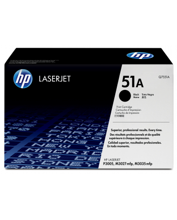 Hewlett-Packard HP Toner Czarny HP51A=Q7551A  6500 str.