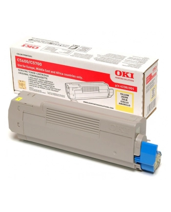 OKI Toner Żółty C56/57=43381905=C5600  C5700  2000 str.