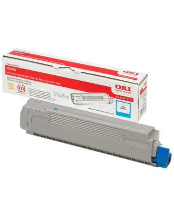 OKI Toner Niebieski C8600-TCtypC=43487711=C8600 C8800 6000 str.