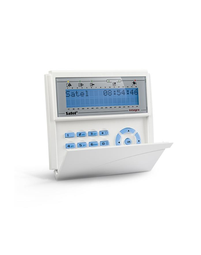 SATEL INT-KLCD-BL - Manipulator LCD(Niebieski) główny