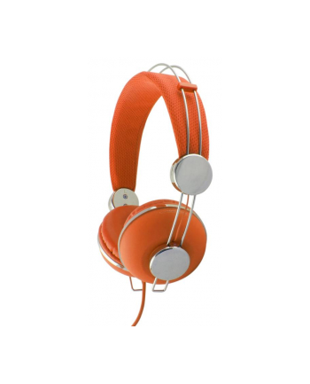 Esperanza SŁUCHAWKI AUDIO STEREO Z REGULACJĄ GŁOŚNOŚCI EH149O  POMARAŃCZOWE