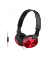 Sony Słuchawki handsfree, mikrofon MDR-ZX310AP Red - nr 10